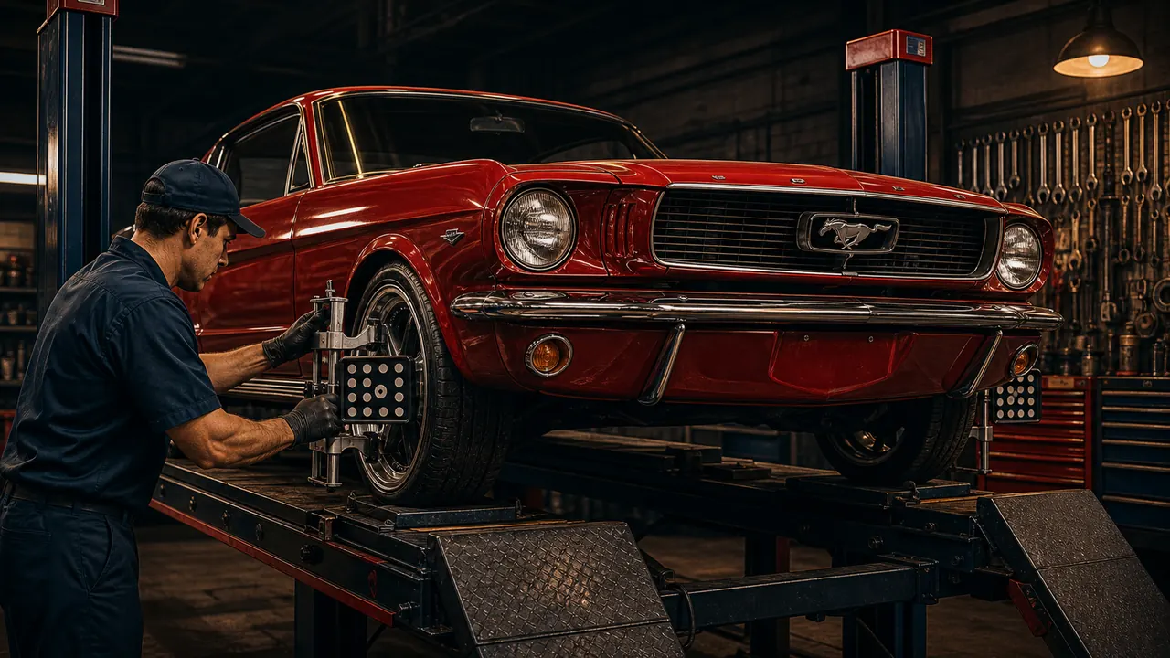 Wheel Alignment service artwork